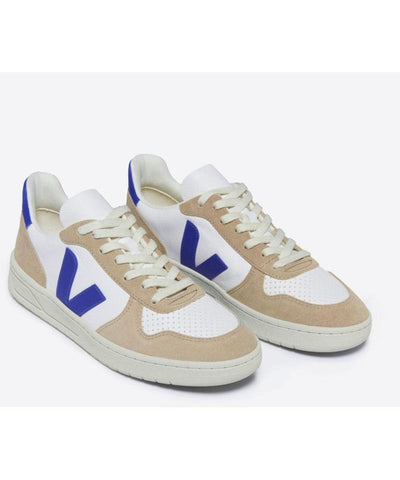 Veja Adult V-10 Leather Extra White Paros Sahara