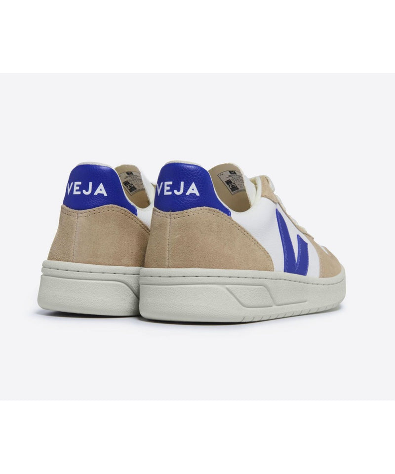 Veja Adult V-10 Leather Extra White Paros Sahara