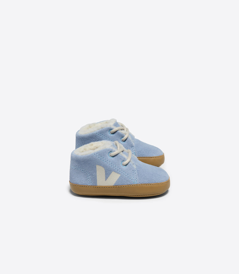 Veja Baby Winter Light Suede Steel Pierre