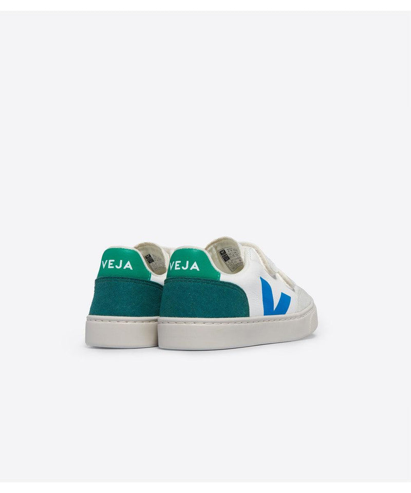 Veja Small V-12 Chromefree Leather Extra White Multico Brittany