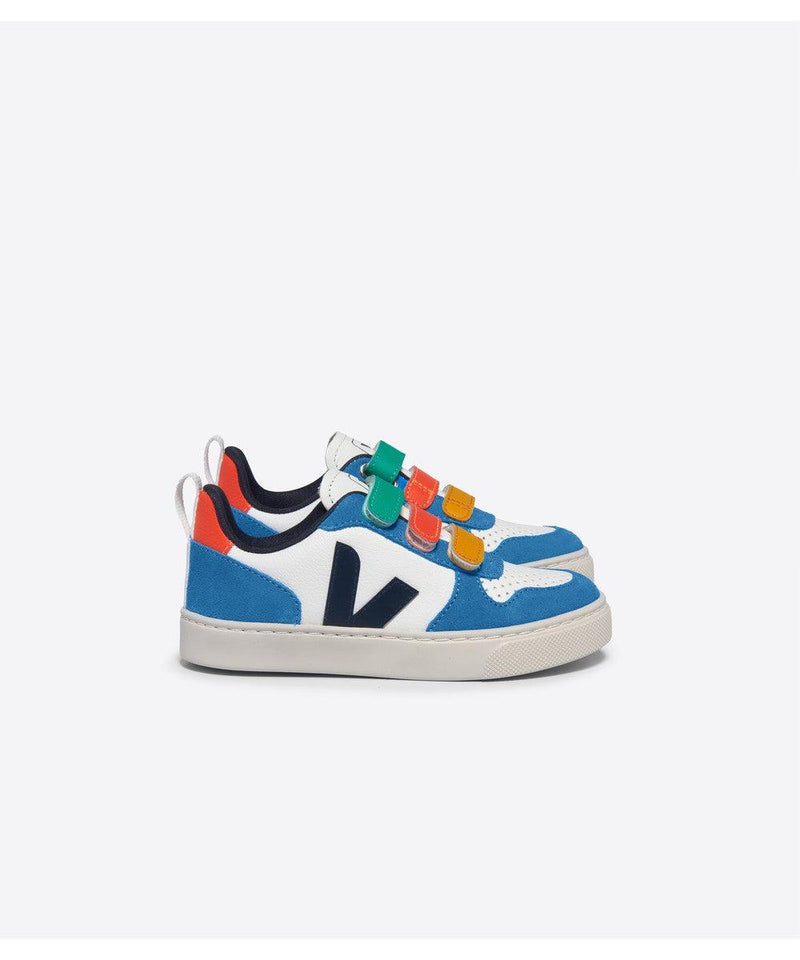 Veja V-10 Chromefree Leather Extra White Multico Nautico