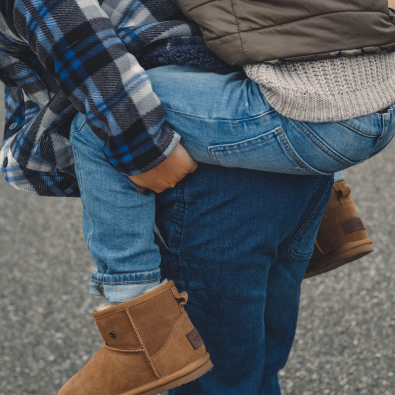 Warmbat Durack KIDS Suede Boot Cognac