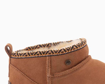 Warmbat Durack Women Suede boot Tape Cognac