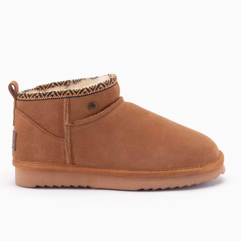 Warmbat Durack Women Suede boot Tape Cognac