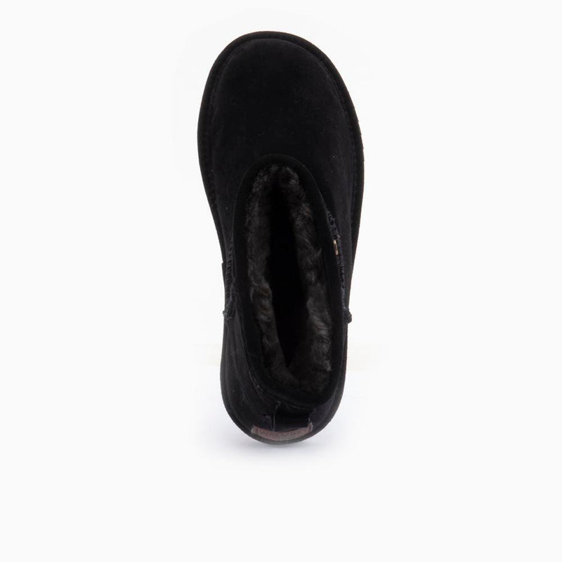 Warmbat Wallaby KIDS Suede Boot Black