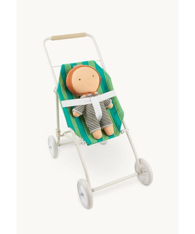 We Are Gommu Big Striped Stroller Green