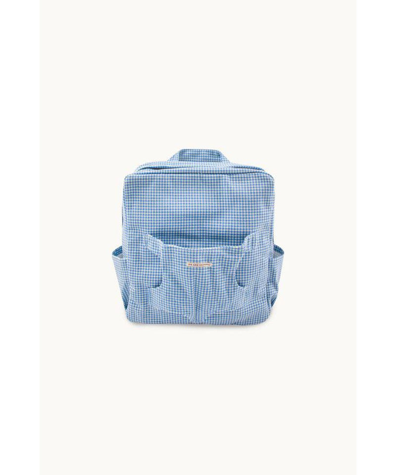 We Are Gommu Striped Backpack Blue