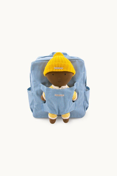 We Are Gommu Striped Backpack Blue