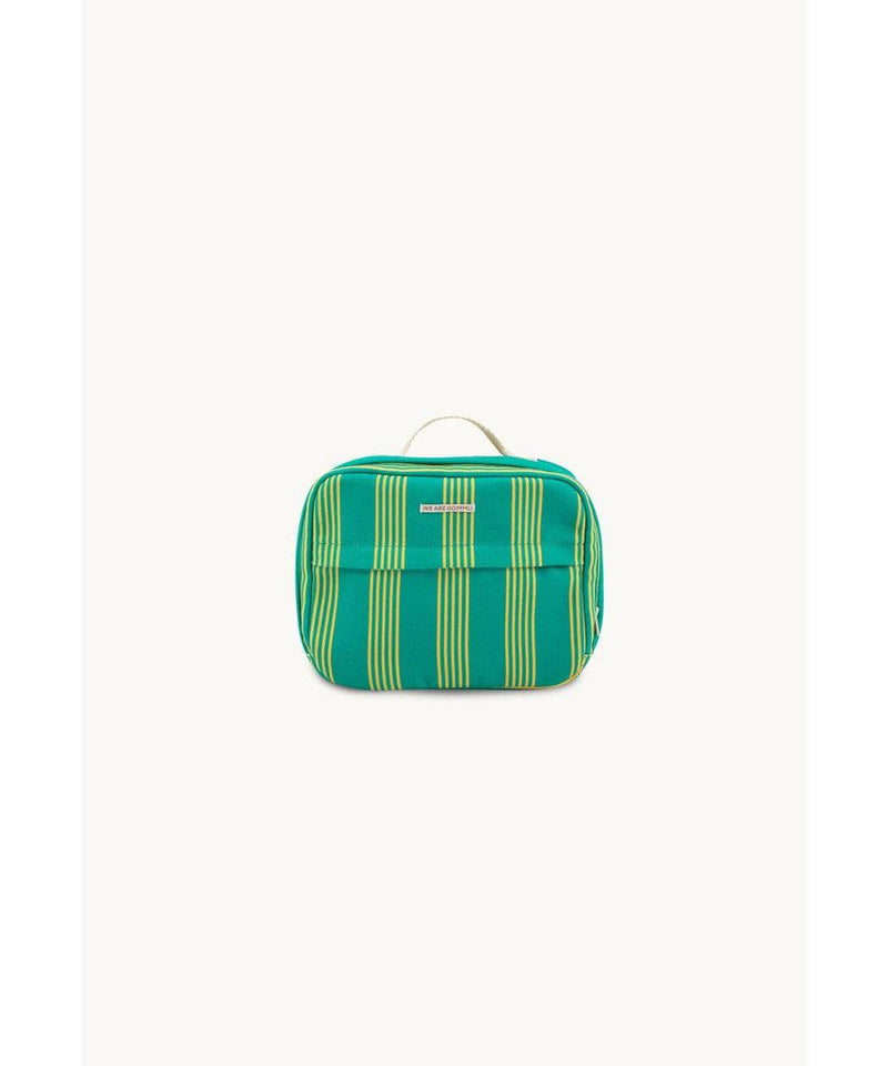 We Are Gommu Striped Pouch Green