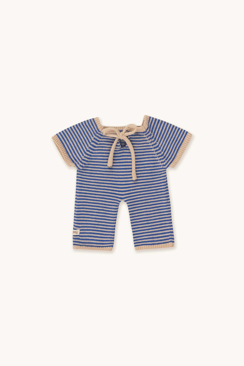 We Are Gommu Thin Stripes Long One-Piece Sky Blue Sand