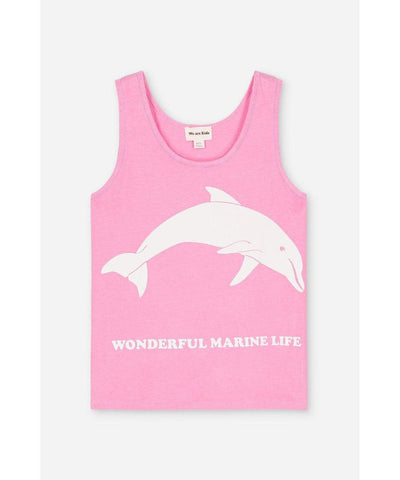 We Are Kids Debardeur Marcel Jersey Pink Crush Dolphin