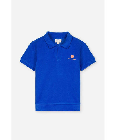 We Are Kids Polo Leonard Terry Mediterranean Blue