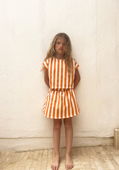 We Are Kids Top Jodie Orange Stripes