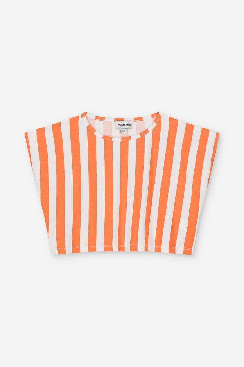 We Are Kids Top Jodie Orange Stripes