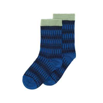 Wolvis Socks Bauhaus Cobalt