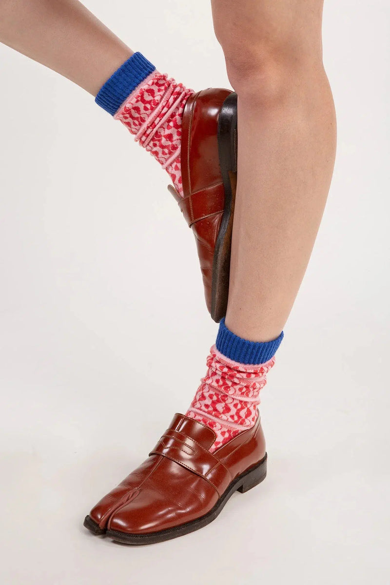 Wolvis Socks Bauhaus Coral