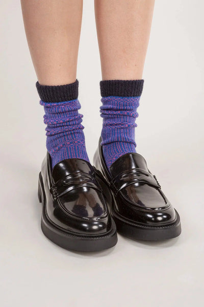 Wolvis Socks Bauhaus Purple