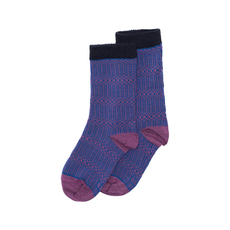 Wolvis Socks Bauhaus Purple