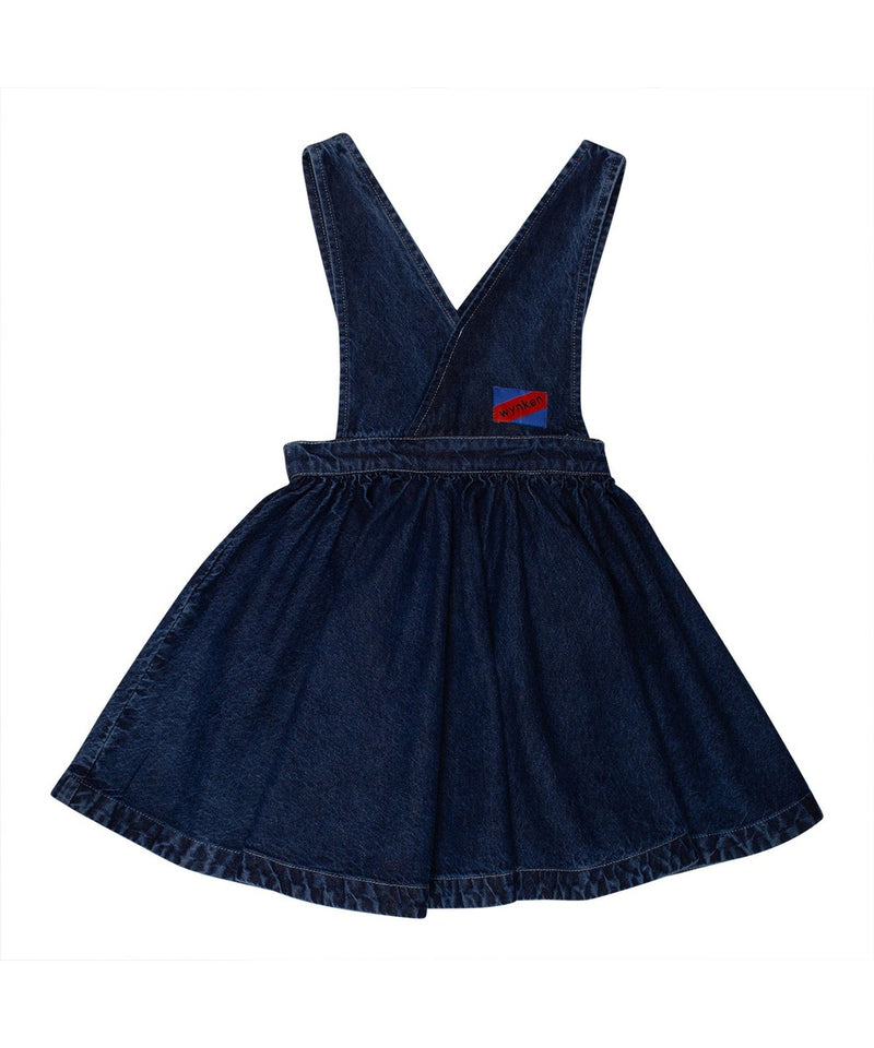 Wynken Chio Puff Pinafore Short Rinse Wash