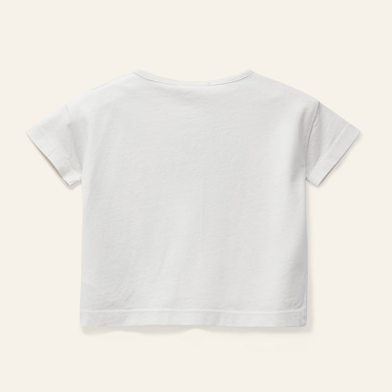 Wynken Crop Kite Tee Hi Flyer Ecru