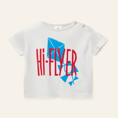 Wynken Crop Kite Tee Hi Flyer Ecru