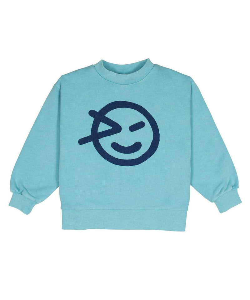 Wynken Jersey Sweat aqua/navy