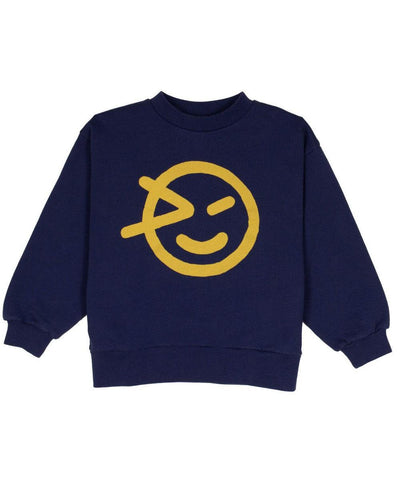 Wynken Jersey Sweat rich navy/yellow