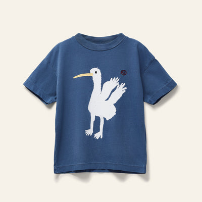 Wynken Kite Tee Navy Bird