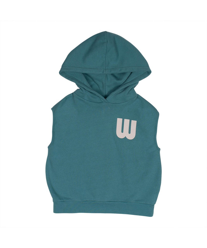 Wynken Less Sleeve Hoody Soft Green