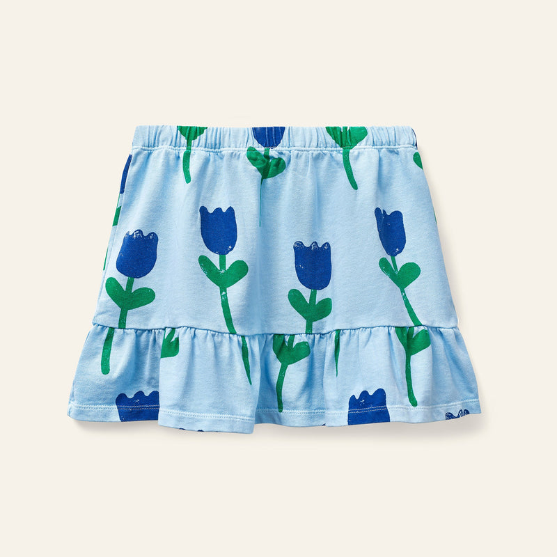 Wynken Mini Skirt Bird Blue