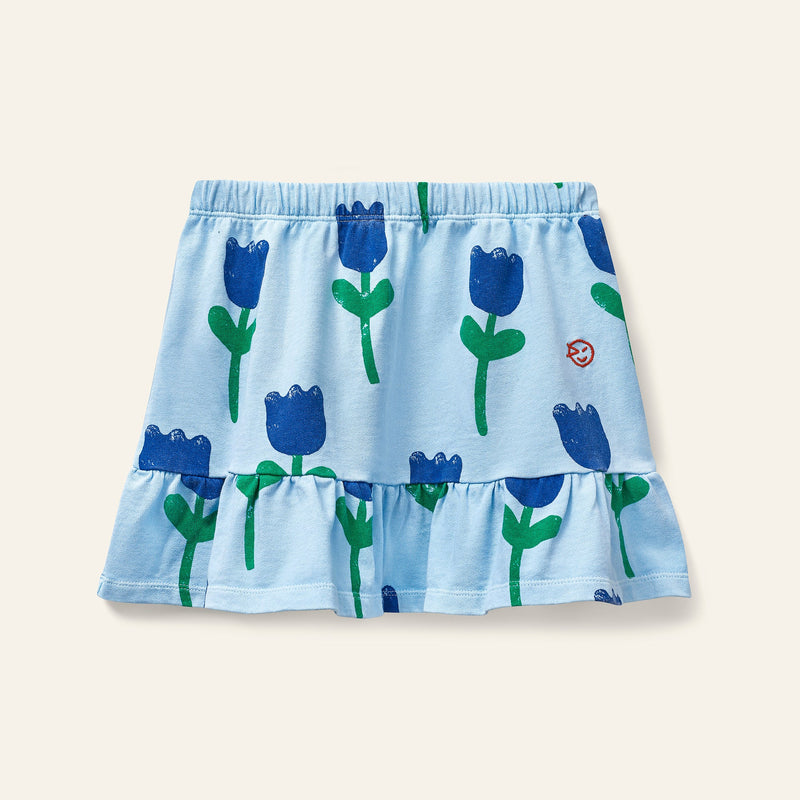 Wynken Mini Skirt Bird Blue