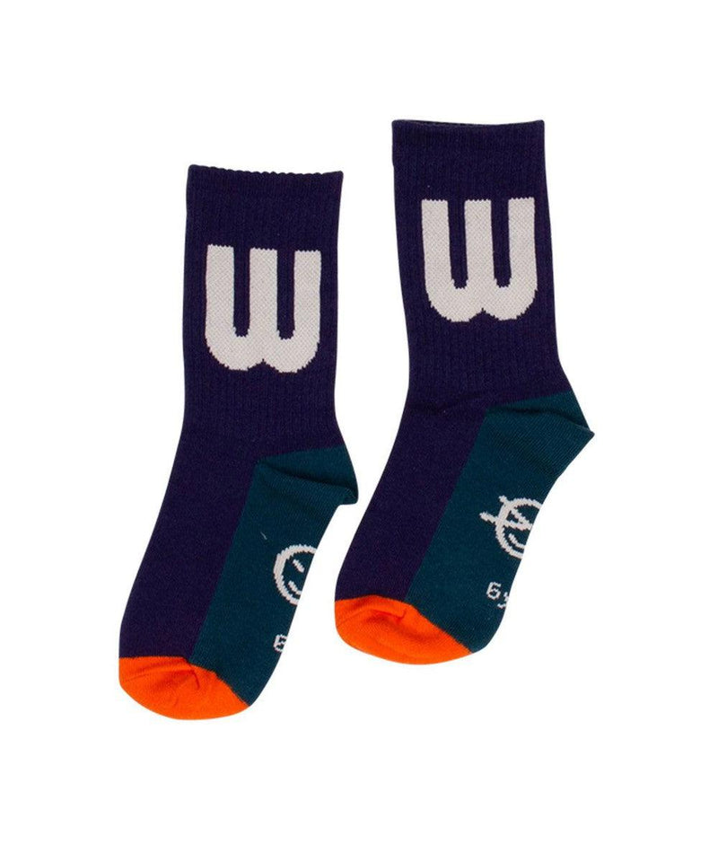 Wynken Scale Socks rich navy/mix