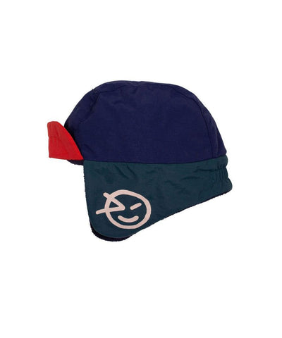 Wynken Trapper Hat rich navy/mix