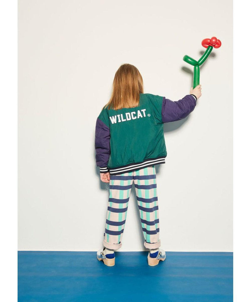 Wynken Wildcat Bomber bottle green/navy