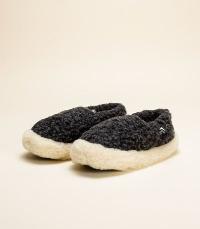 Yoko Wool Full Slippers Black