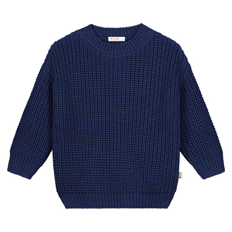 Yuki Chunky Sweater Navy