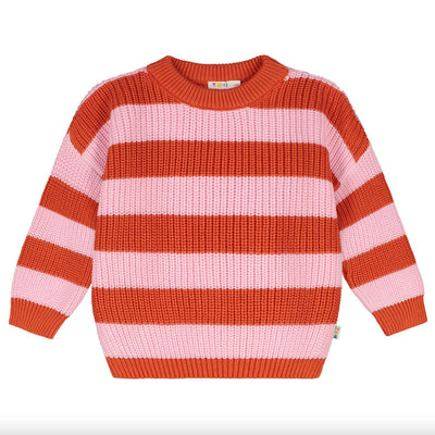 Yuki Stripes Knitted Sweater Lemonade