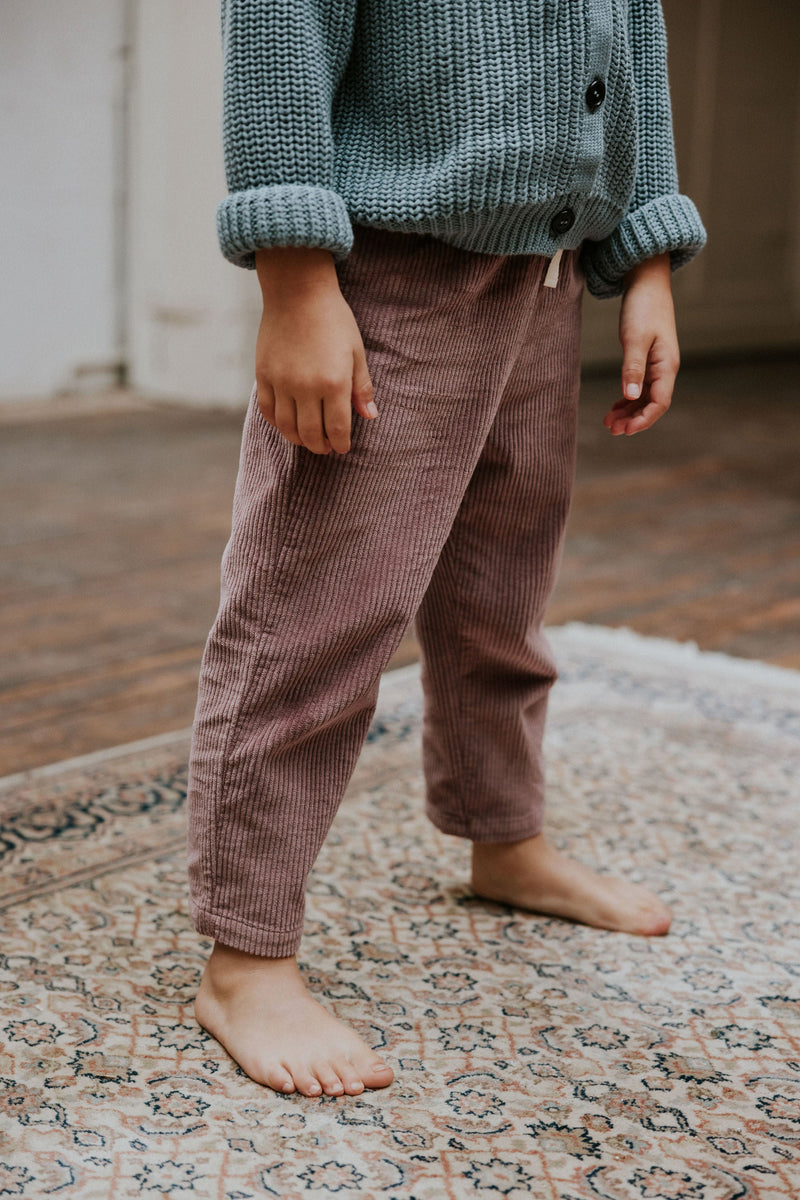 Yuki Trousers Beau Corduroy Mauve