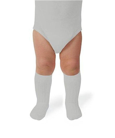 Collégien La Haute Ribbed Knee-High Socks Jour De Pluie