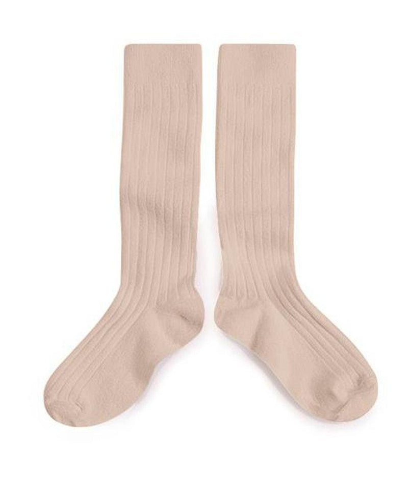 Collégien La Haute Ribbed Knee-High Socks Sorbet