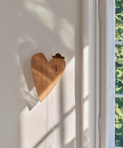 Ferm Living Heart Lamp Oiled Oak