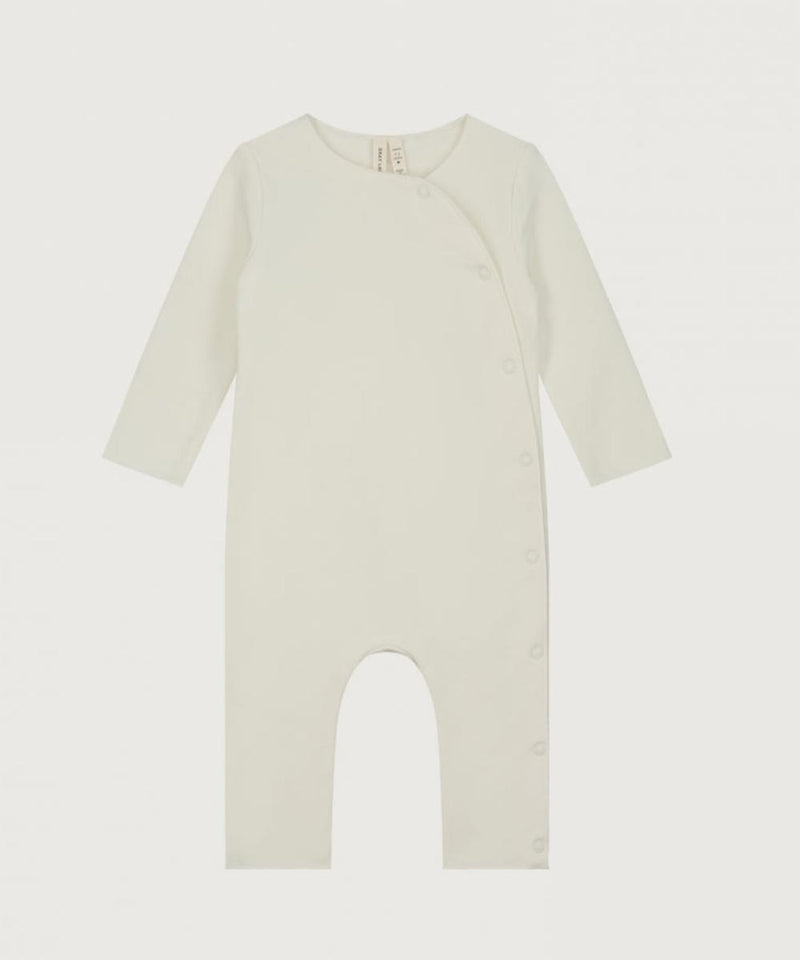 Gray Label Baby Suit with Snaps Cream