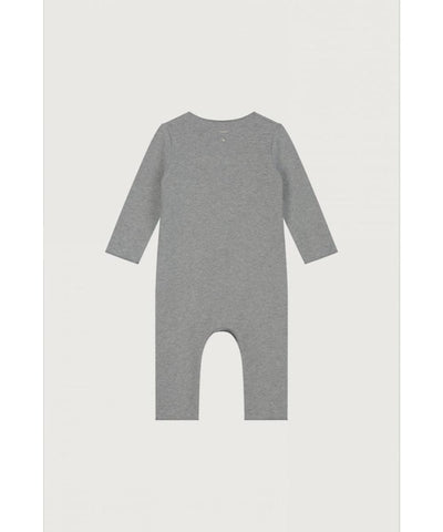 Gray Label Baby Suit With Snaps Grey Melange