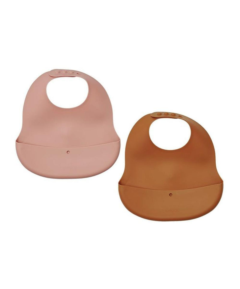 Liewood Ember Silicone Bib 2 Pack Tuscany Rose Mix