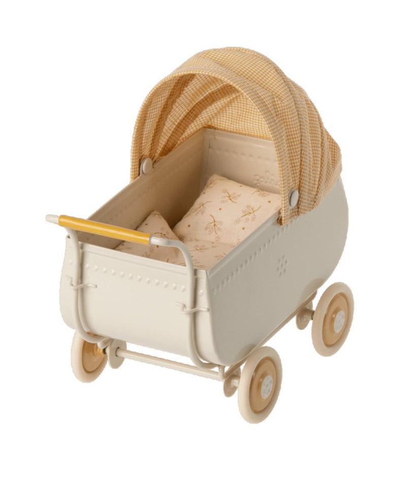 Maileg Pram Micro Yellow