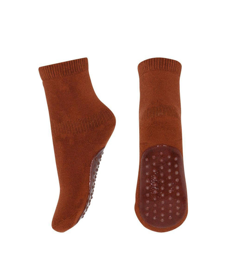 Mp Denmark Cotton Socks Anti-slip Root Beer 40