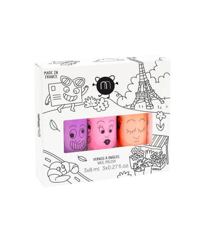 Nailmatic Water Based Nail Polish Set Paris (Kids)