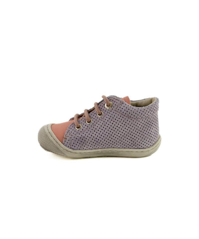 Naturino Mini Cocoon Nappa/Suede Lilac Salmon Roze