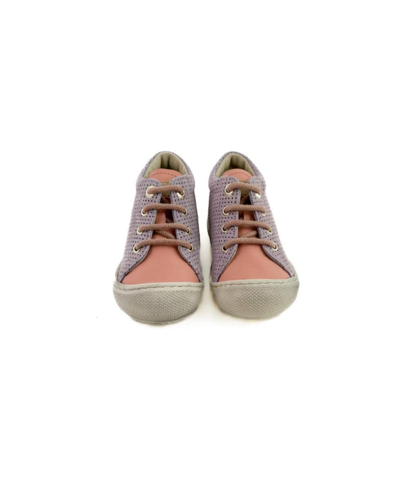 Naturino Mini Cocoon Nappa/Suede Lilac Salmon Roze