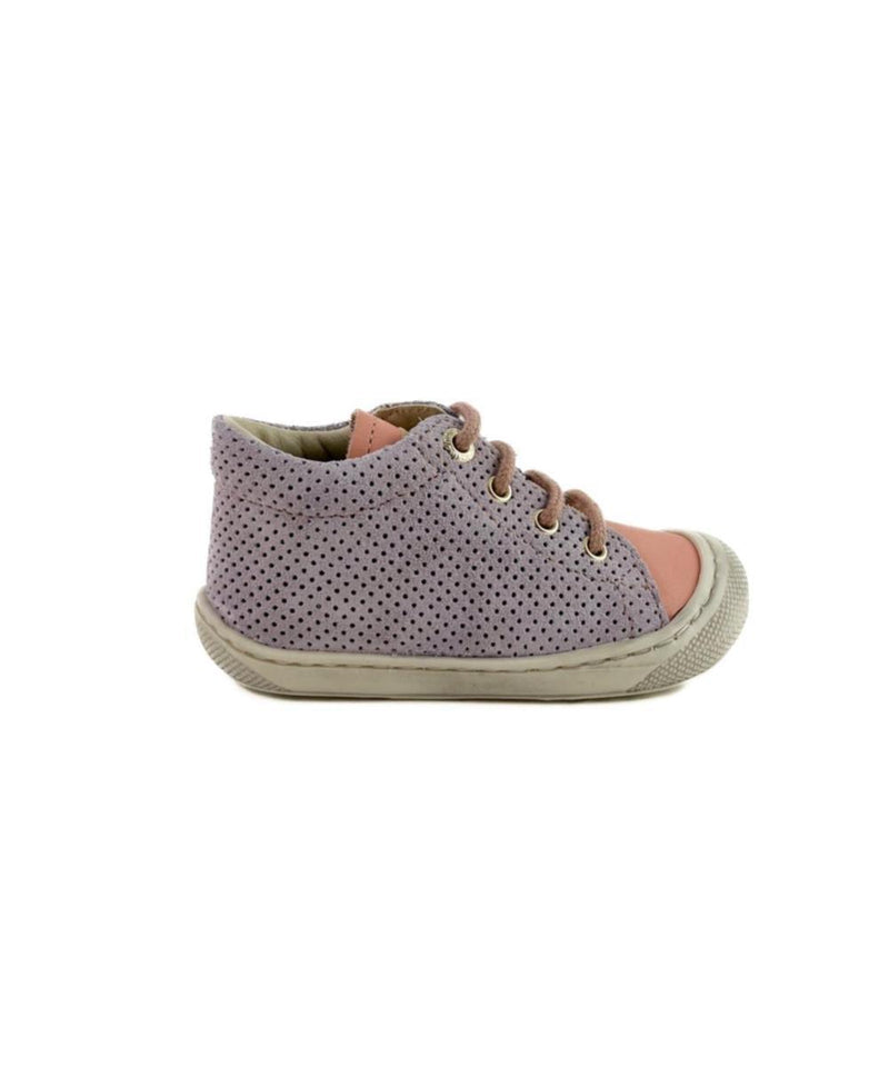 Naturino Mini Cocoon Nappa/Suede Lilac Salmon Roze